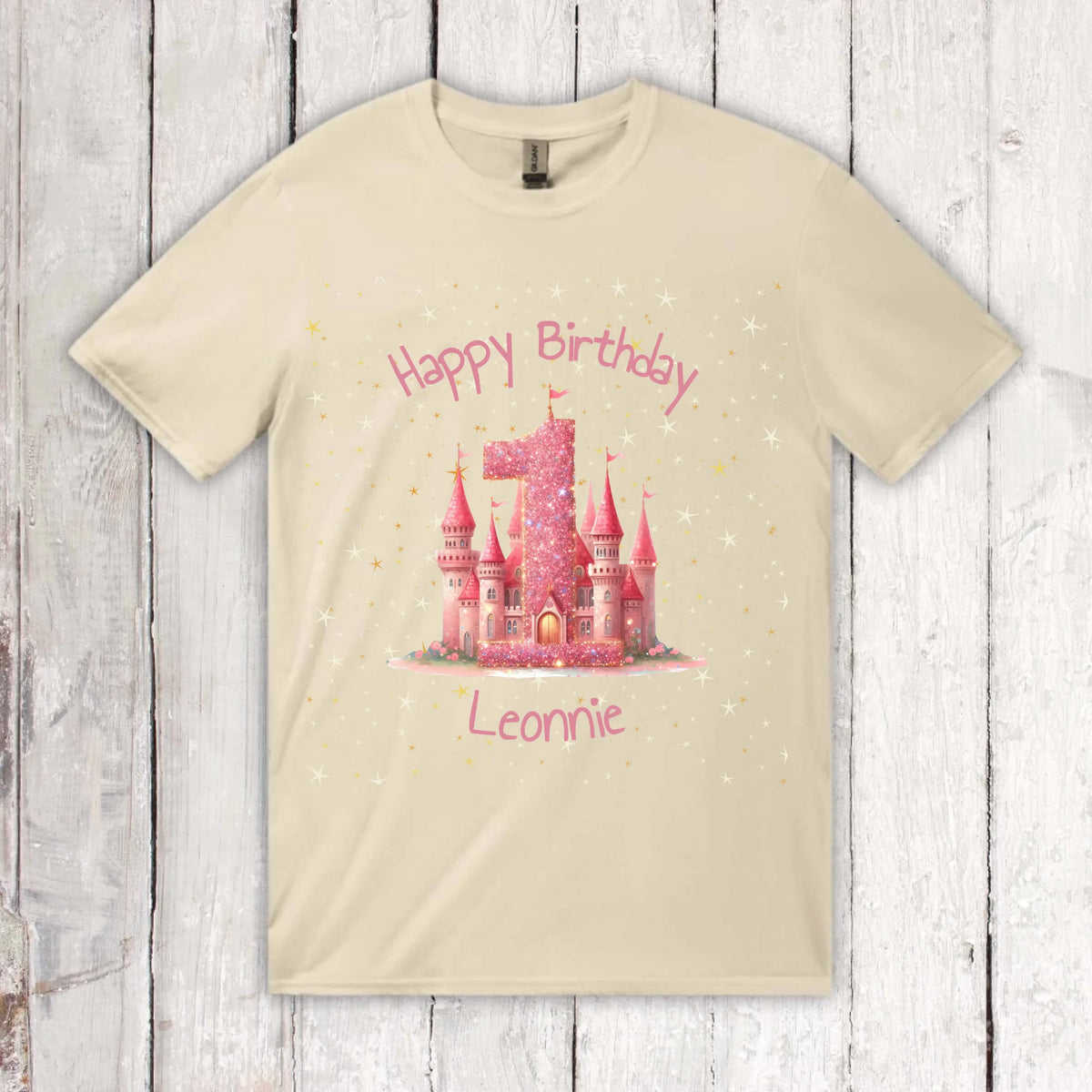 Birthday with number and name - personalized children's T-shirt