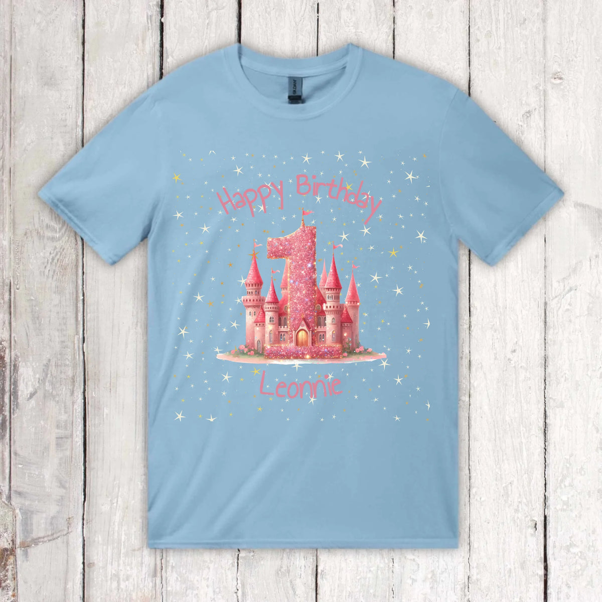 Birthday with number and name - personalized children's T-shirt