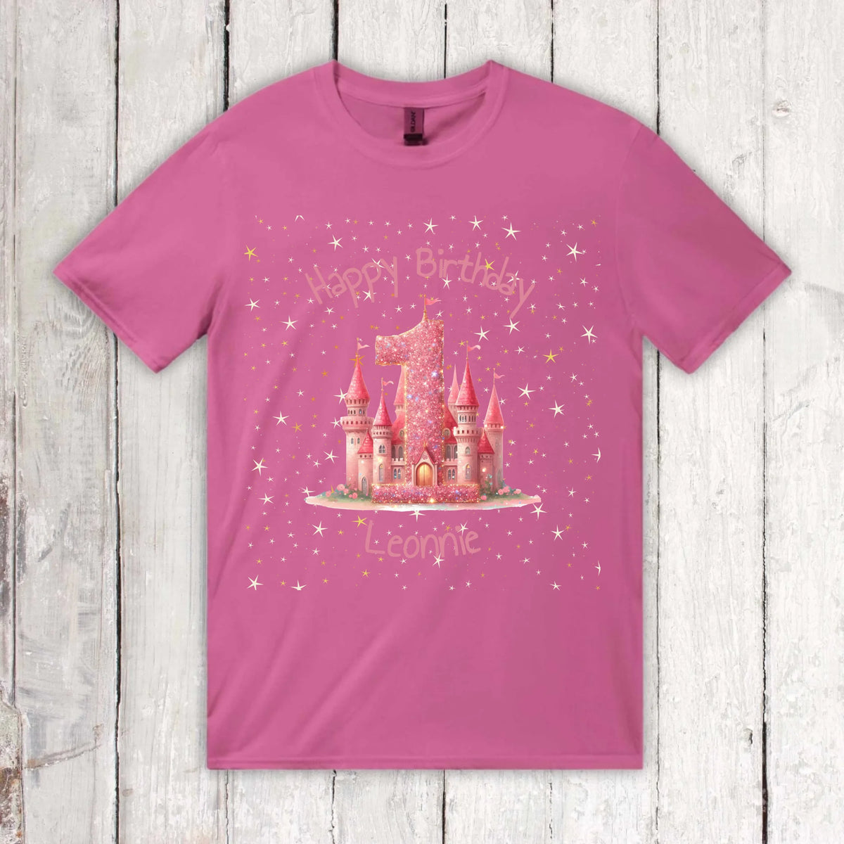 Birthday with number and name - personalized children's T-shirt