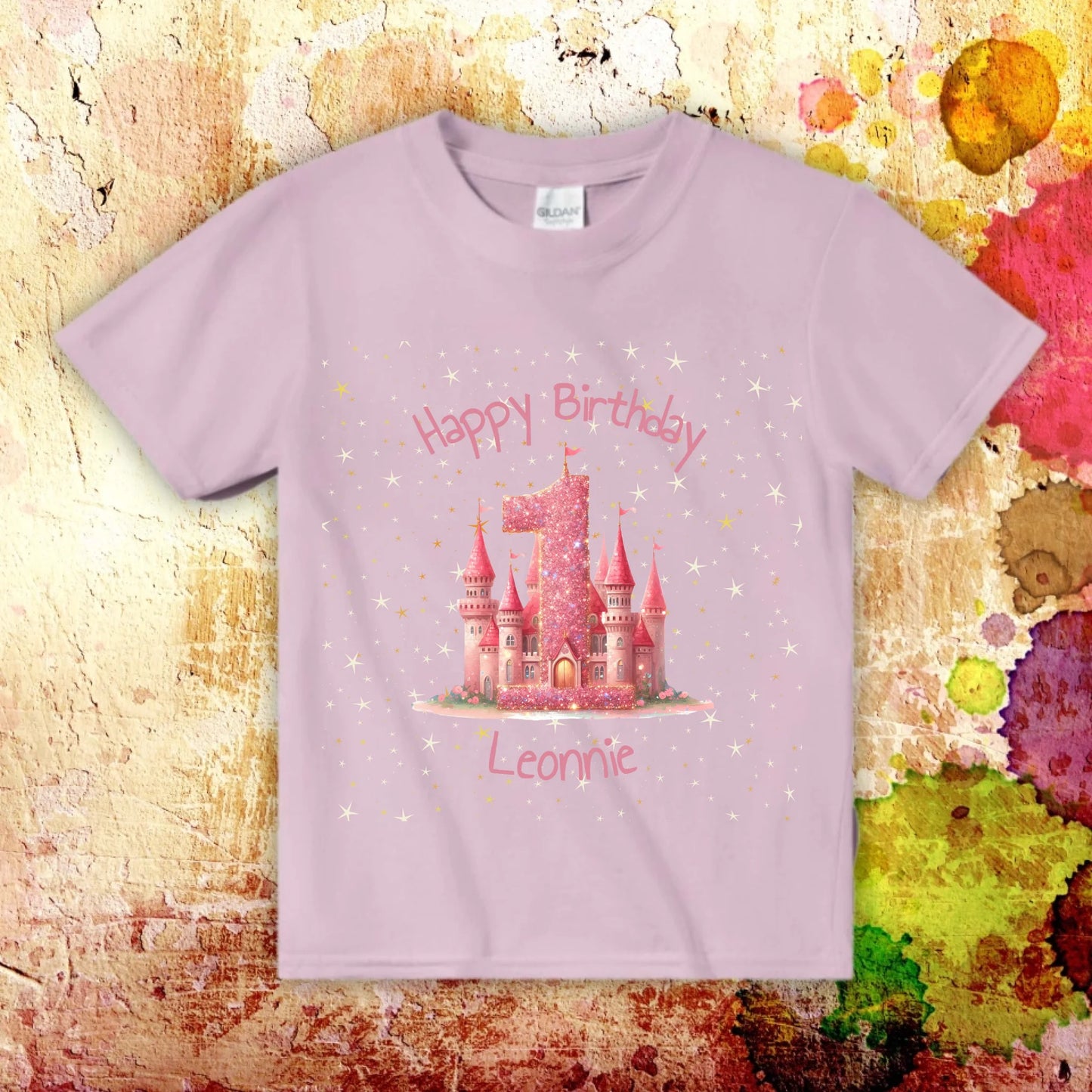Birthday with number and name - personalized T-shirt