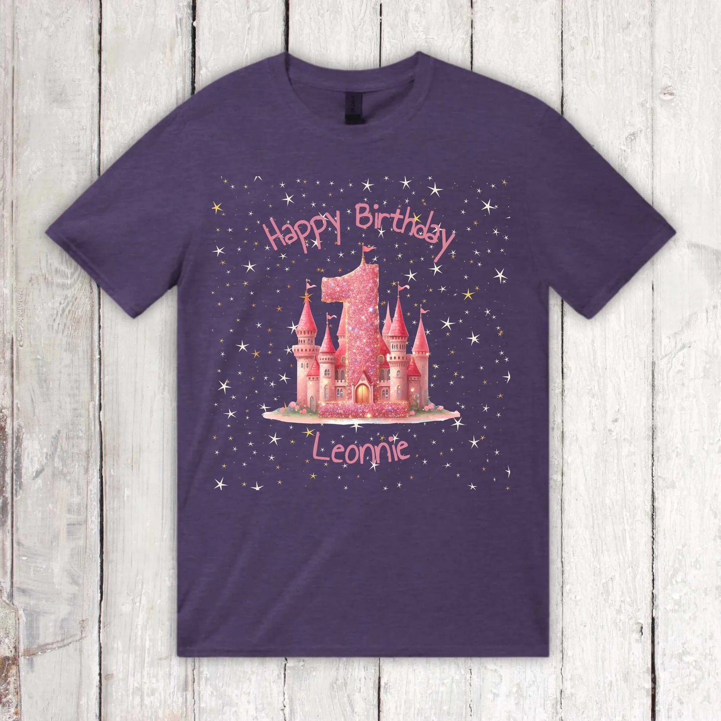 Personalisiertes T-Shirt: Geburtstag mit Zahl und Namen - individuelles T-Shirt | Personalize Palace