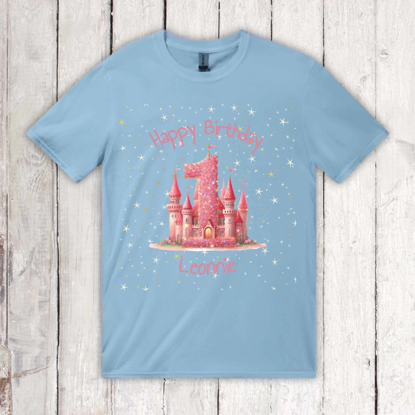Personalisiertes T-Shirt: Geburtstag mit Zahl und Namen - individuelles T-Shirt | Personalize Palace