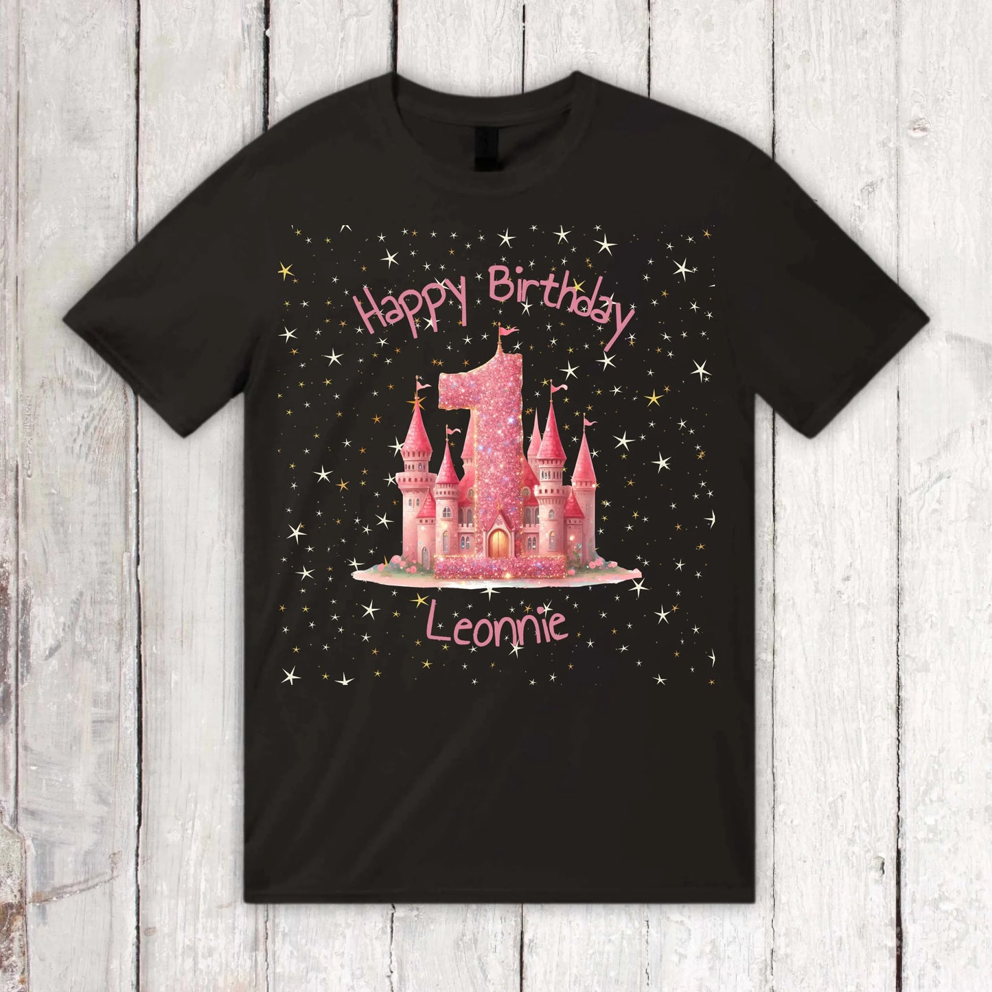 Personalisiertes T-Shirt: Geburtstag mit Zahl und Namen - individuelles T-Shirt | Personalize Palace