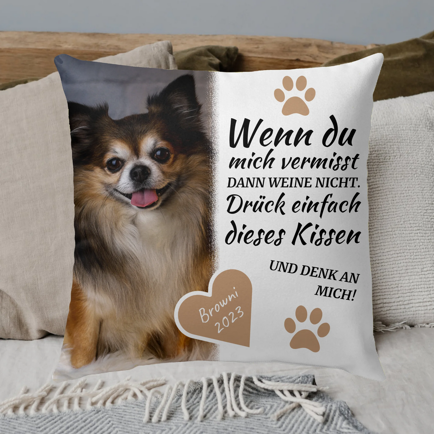 Illuminated Cat Heart Sign - Custom Acrylic LED Light in Heart Shape