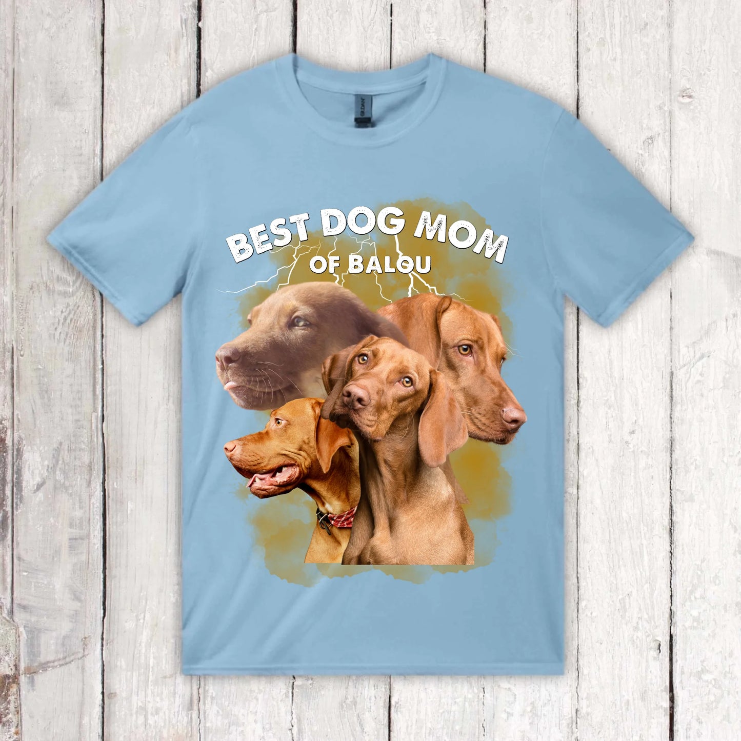 Your 90s photo shirt with up to 4 photos - Personalized T-shirt