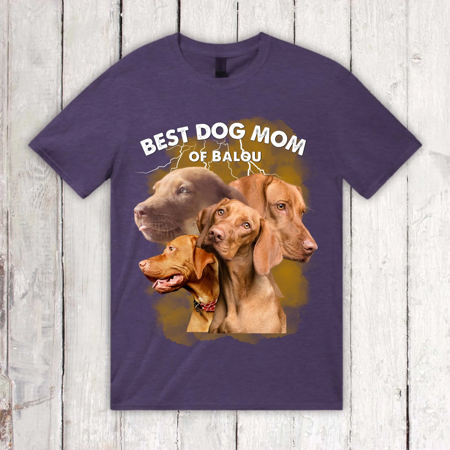 Your 90s photo shirt with up to 4 photos - Personalized T-shirt