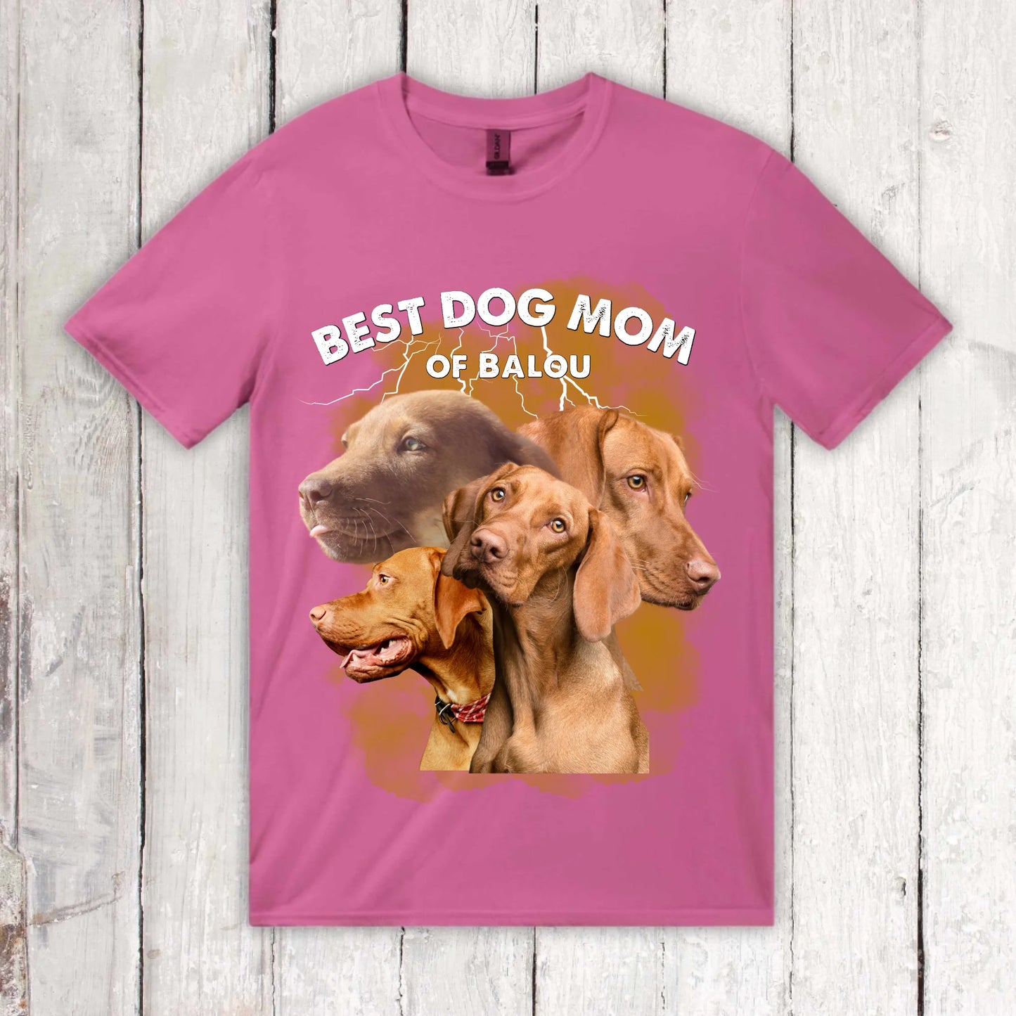 Your 90s photo shirt with up to 4 photos - Personalized T-shirt