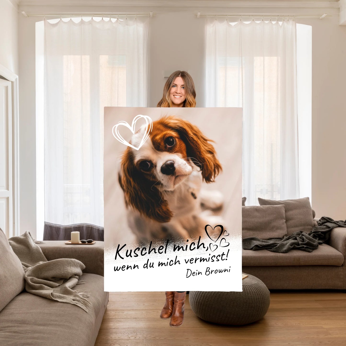 If you miss me - Personalized pillow