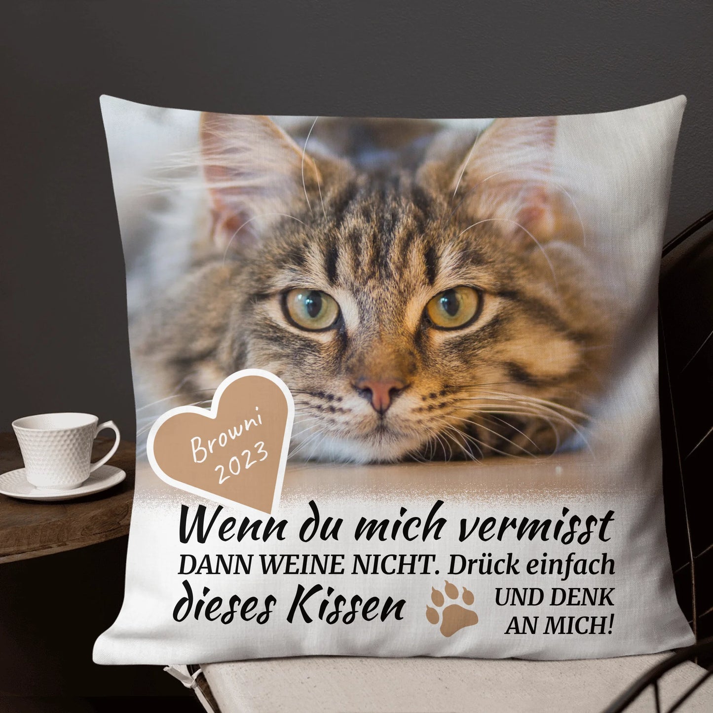 Personalisiertes Kissen: Danke an deinen Hund - Individuelles Kissen | Personalize Palace