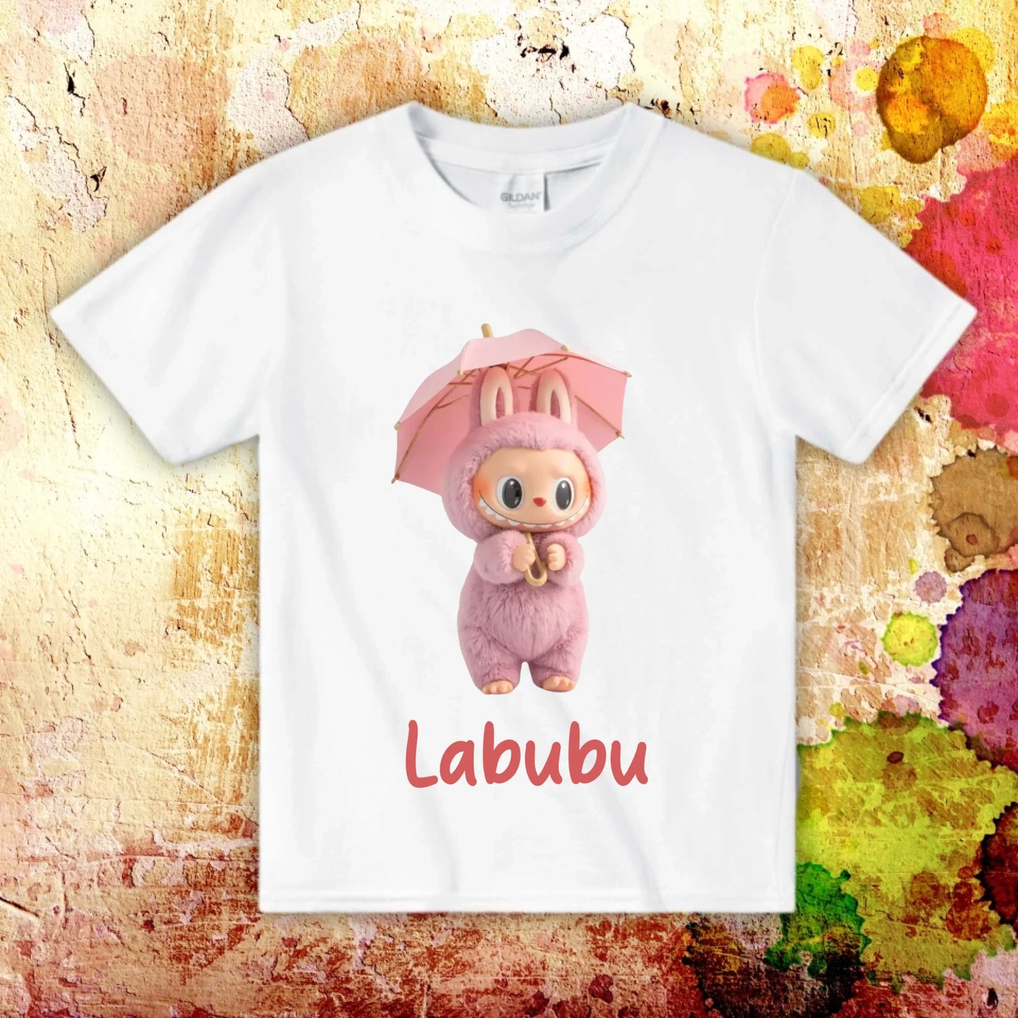 Personalisiertes Kissen: dein Labubu auf dem Kissen mit Name - individuelles Kissen | Personalize Palace
