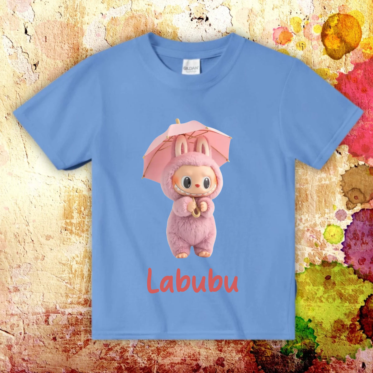 dein Labubu T-Shirt mit Name - individuelles Kinder T-Shirt | Personalize Palace