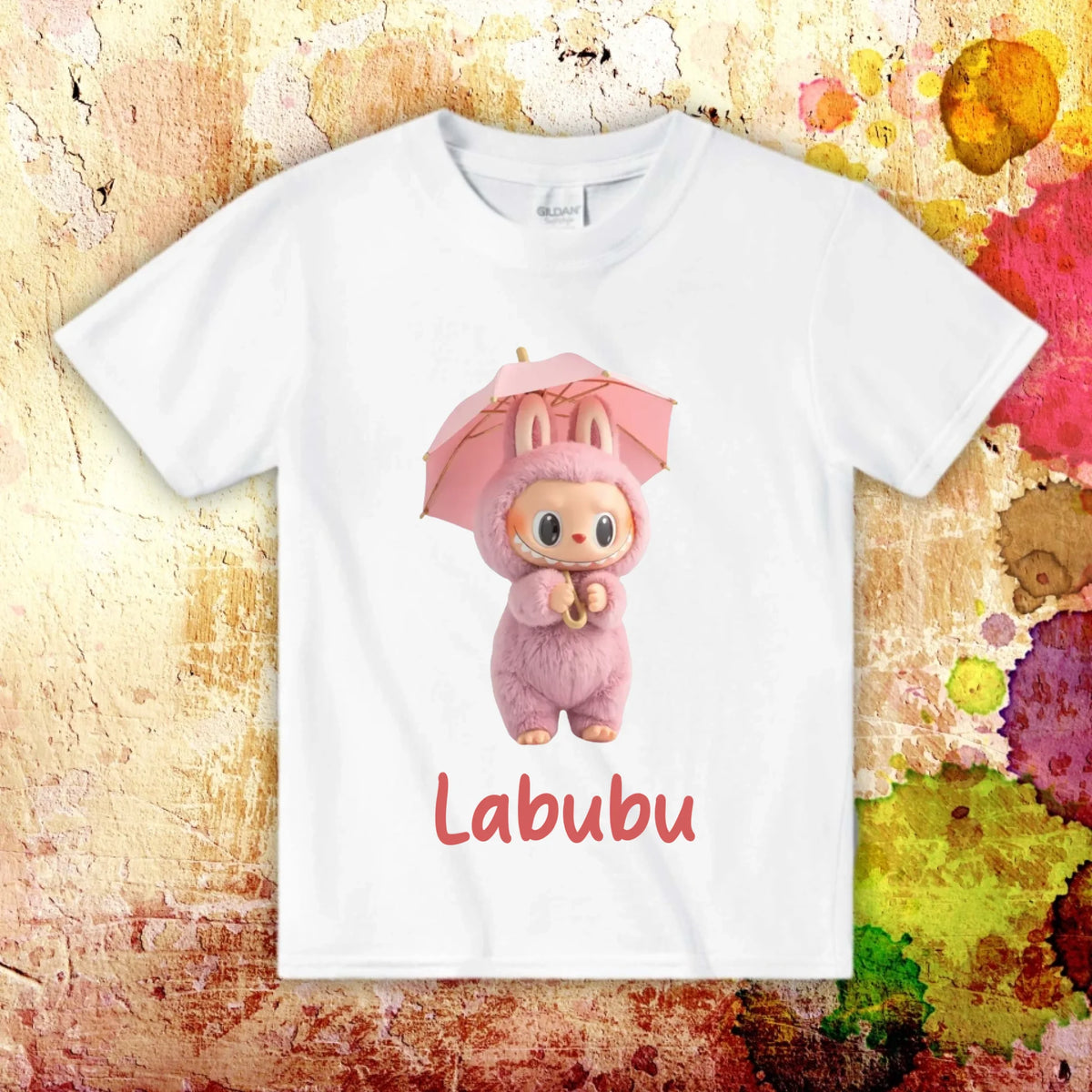 dein Labubu T-Shirt mit Name - individuelles Kinder T-Shirt | Personalize Palace