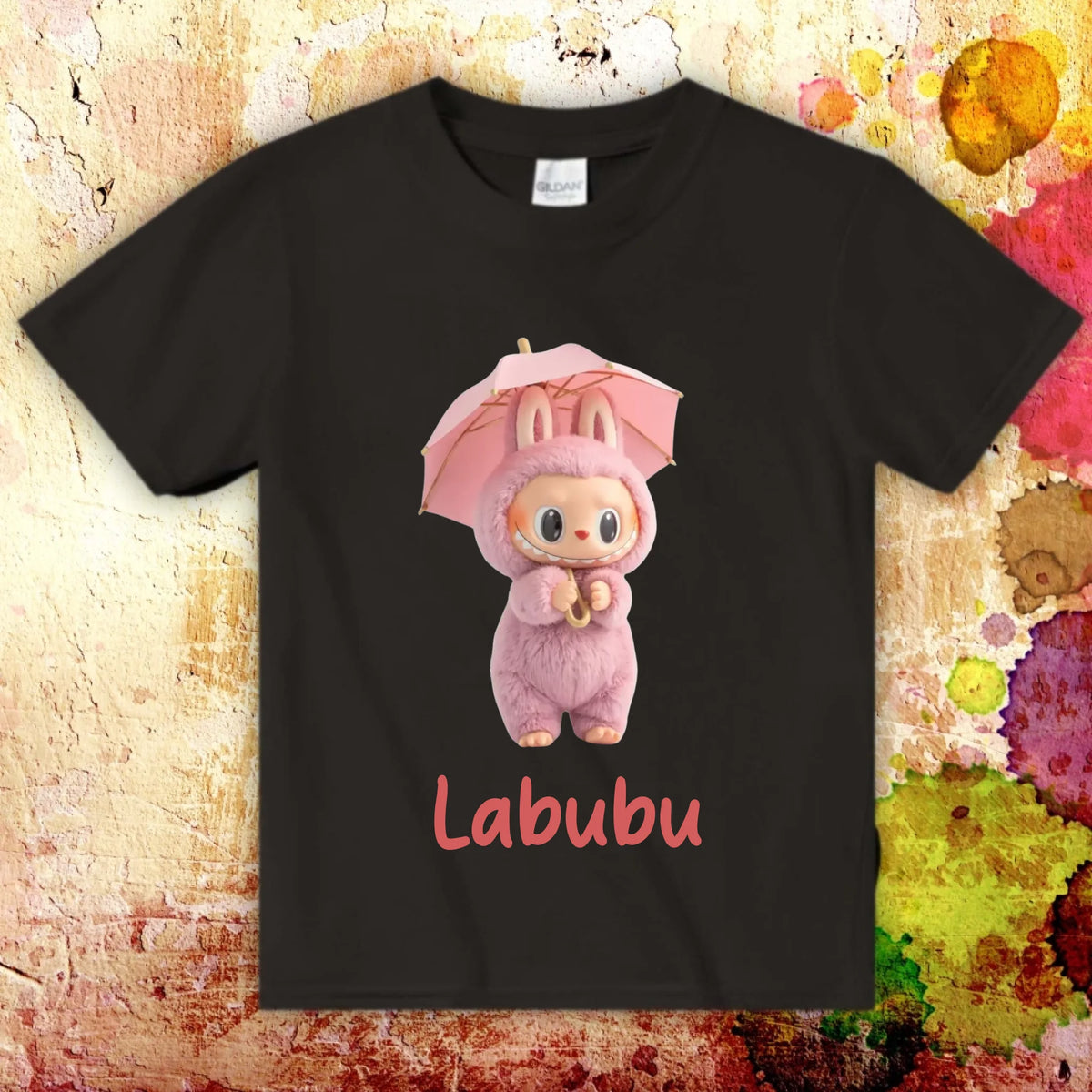 dein Labubu T-Shirt mit Name - individuelles Kinder T-Shirt | Personalize Palace