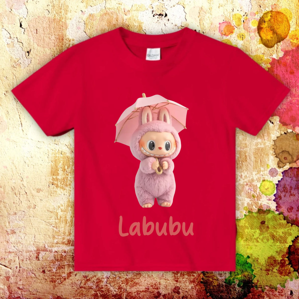dein Labubu T-Shirt mit Name - individuelles Kinder T-Shirt | Personalize Palace