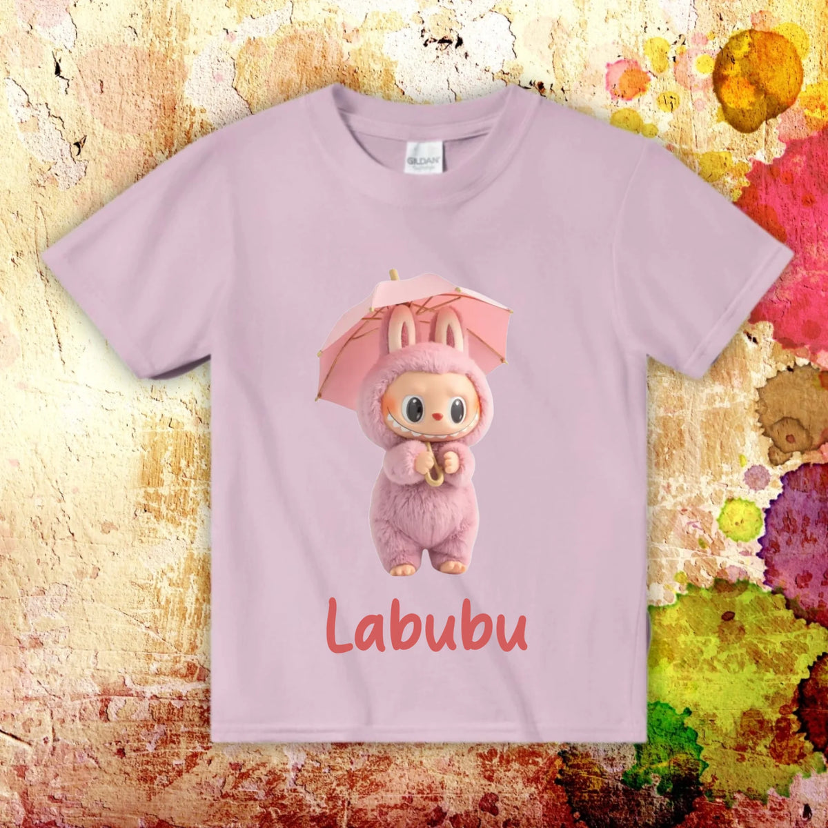 dein Labubu T-Shirt mit Name - individuelles Kinder T-Shirt | Personalize Palace