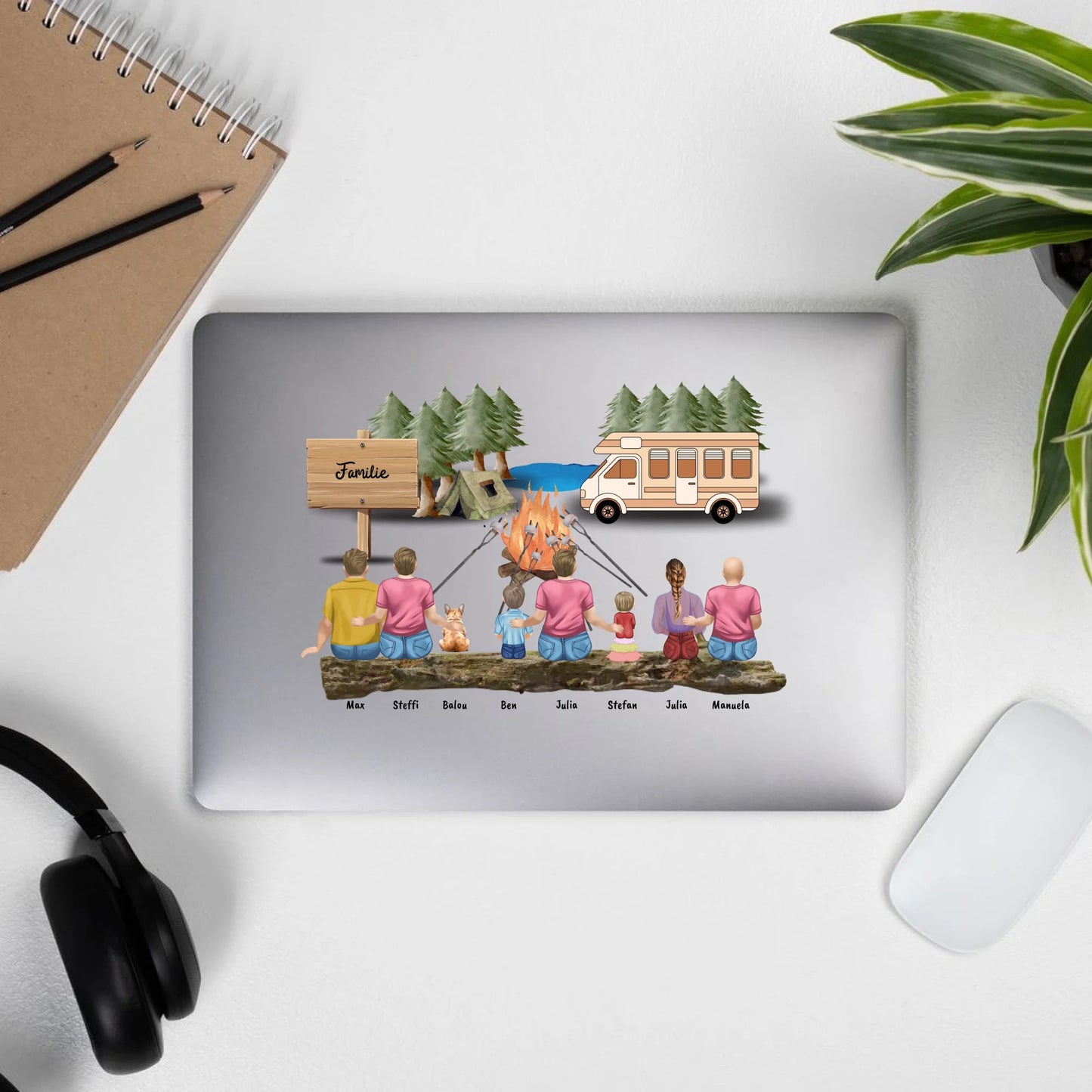 Stickers with photo and text - personalized stickers or car stickers