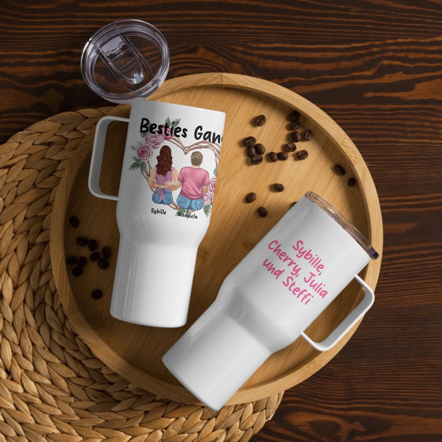 Up to 8 Besties Cup - individual thermal mugs