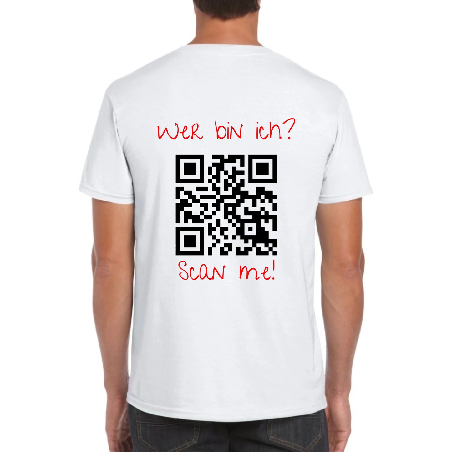 Your QR code | Barcode with text - Individual code hoodie