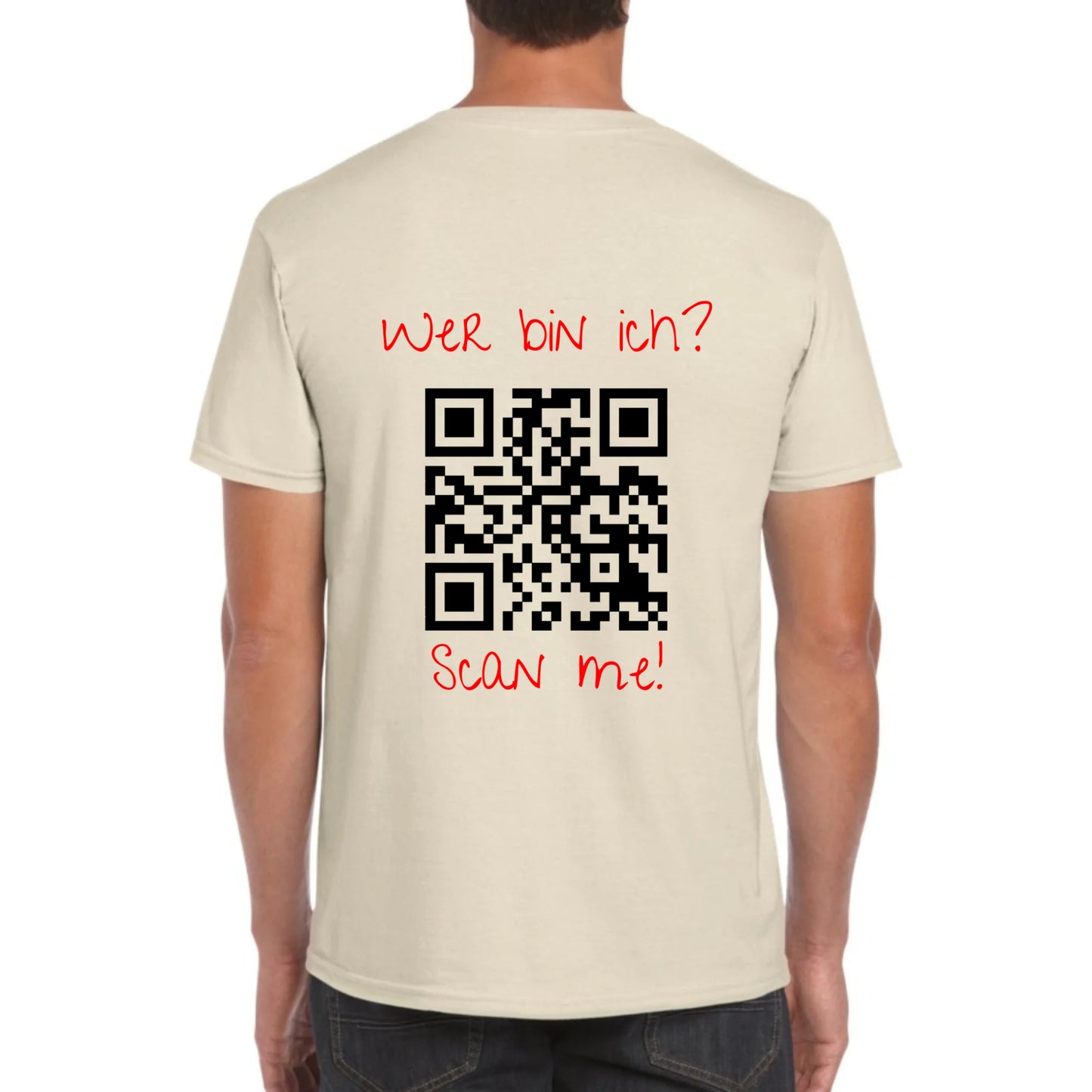 Your QR code | Barcode with text - Individual code hoodie