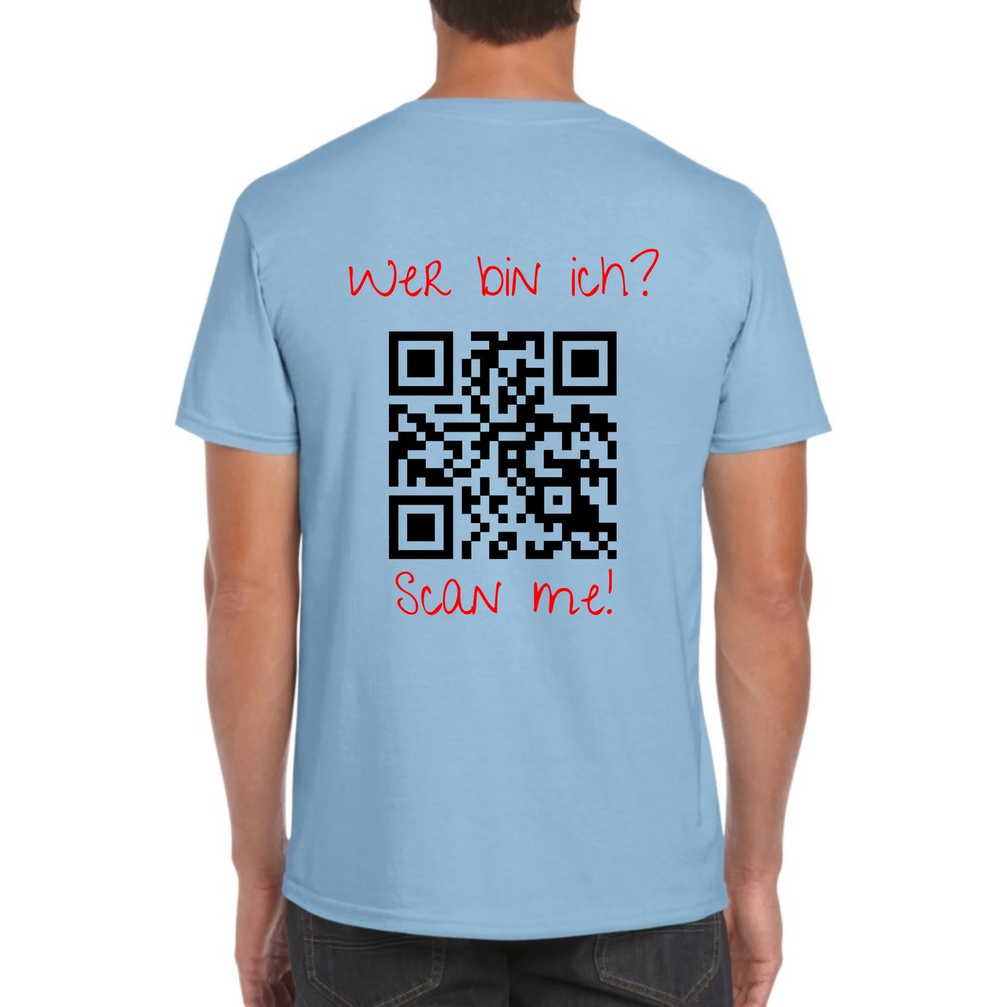 Your QR code | Barcode with text - Individual code hoodie