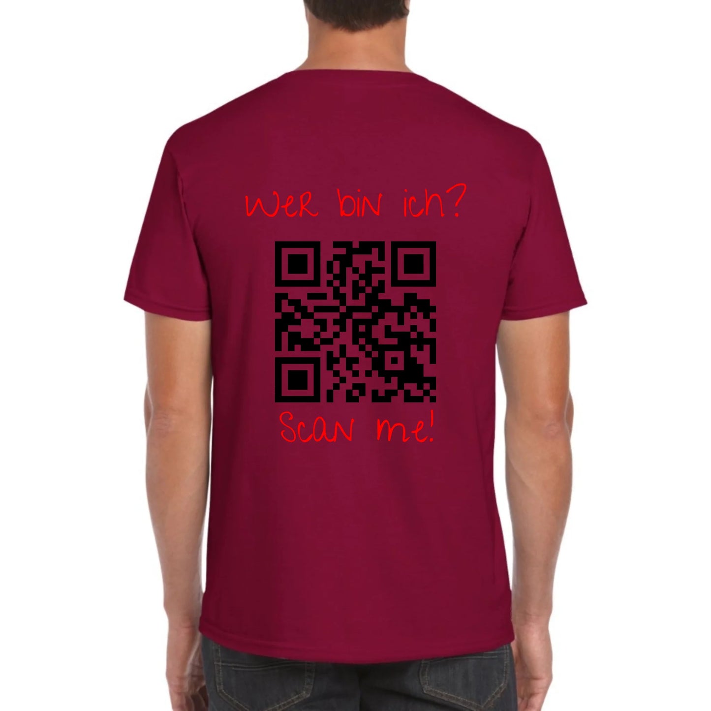 Your QR code | Barcode with text - Individual code hoodie