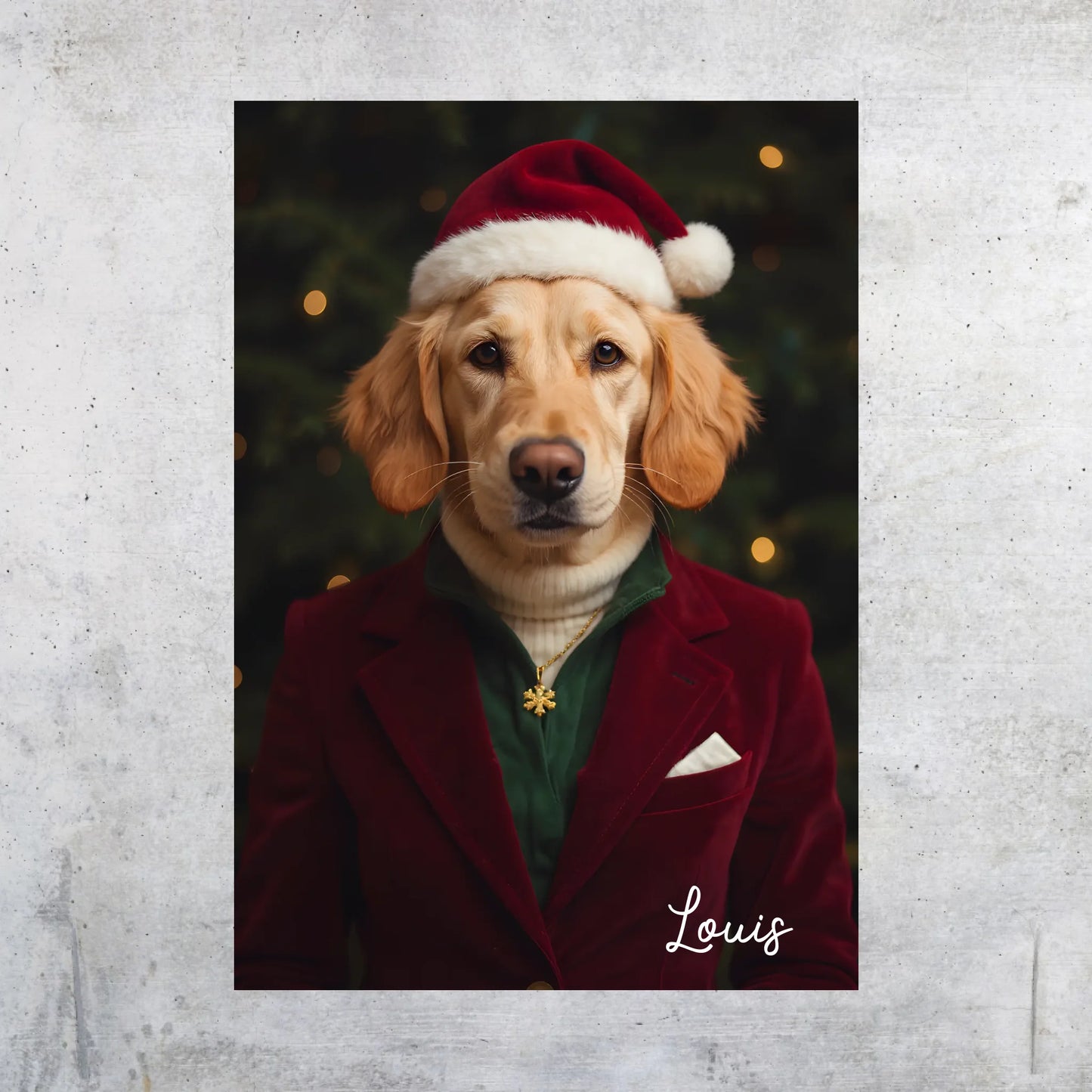 Pet in different outfits and styles - custom canvas