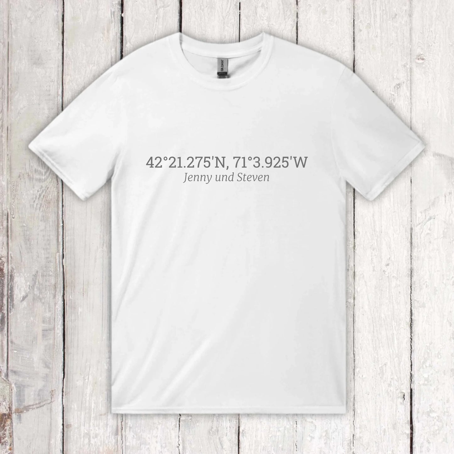 Your shared coordinates - personalized hoodie