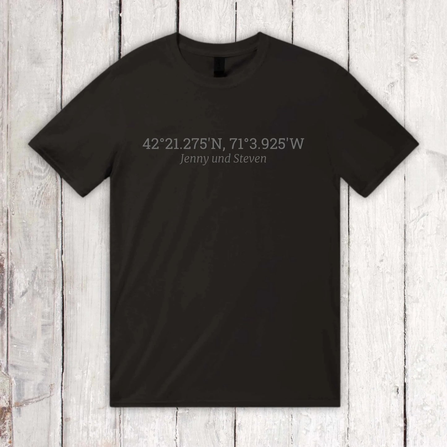 Your shared coordinates - personalized hoodie