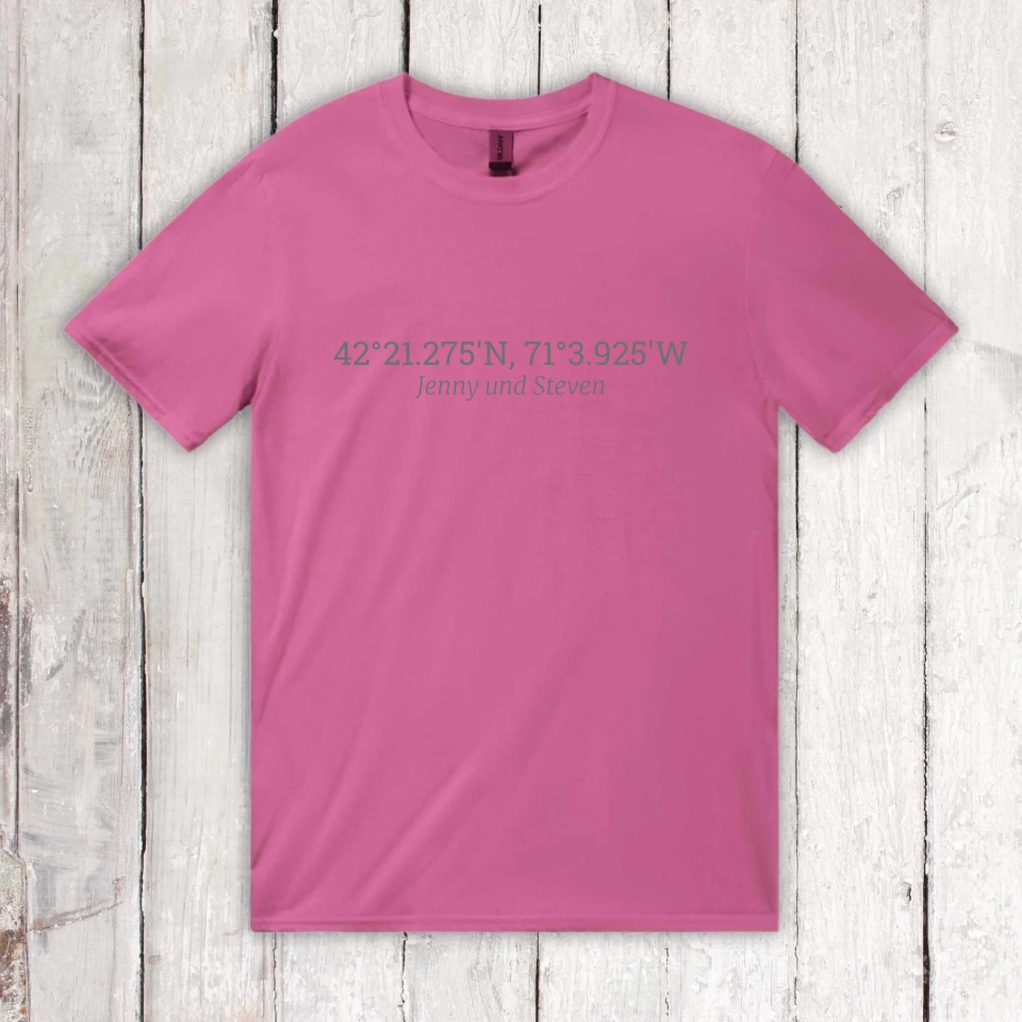 Your shared coordinates - personalized hoodie