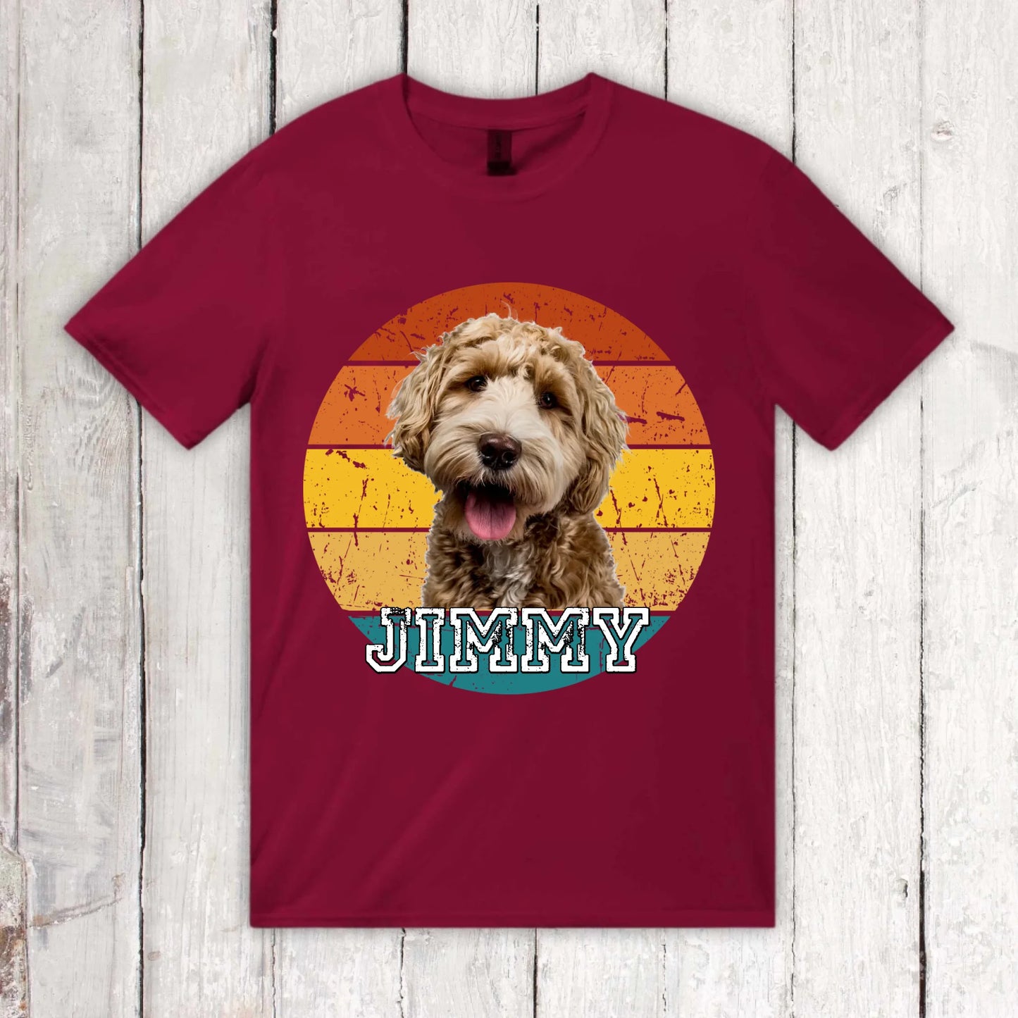 Vintage Sunset with photo - personalized hoodie or sweatshirt