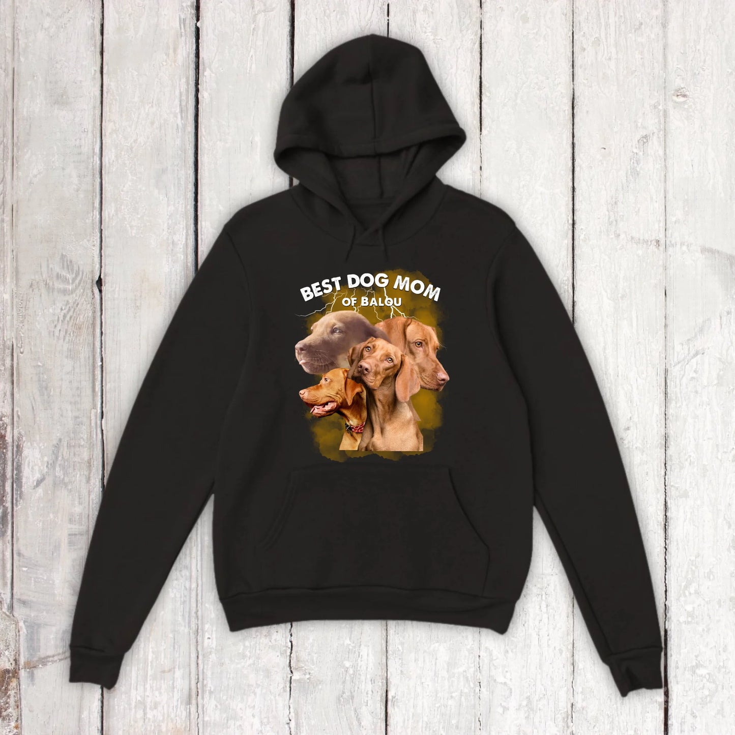 Your 90s photo hoodie with up to 4 photos - Personalized hoodie