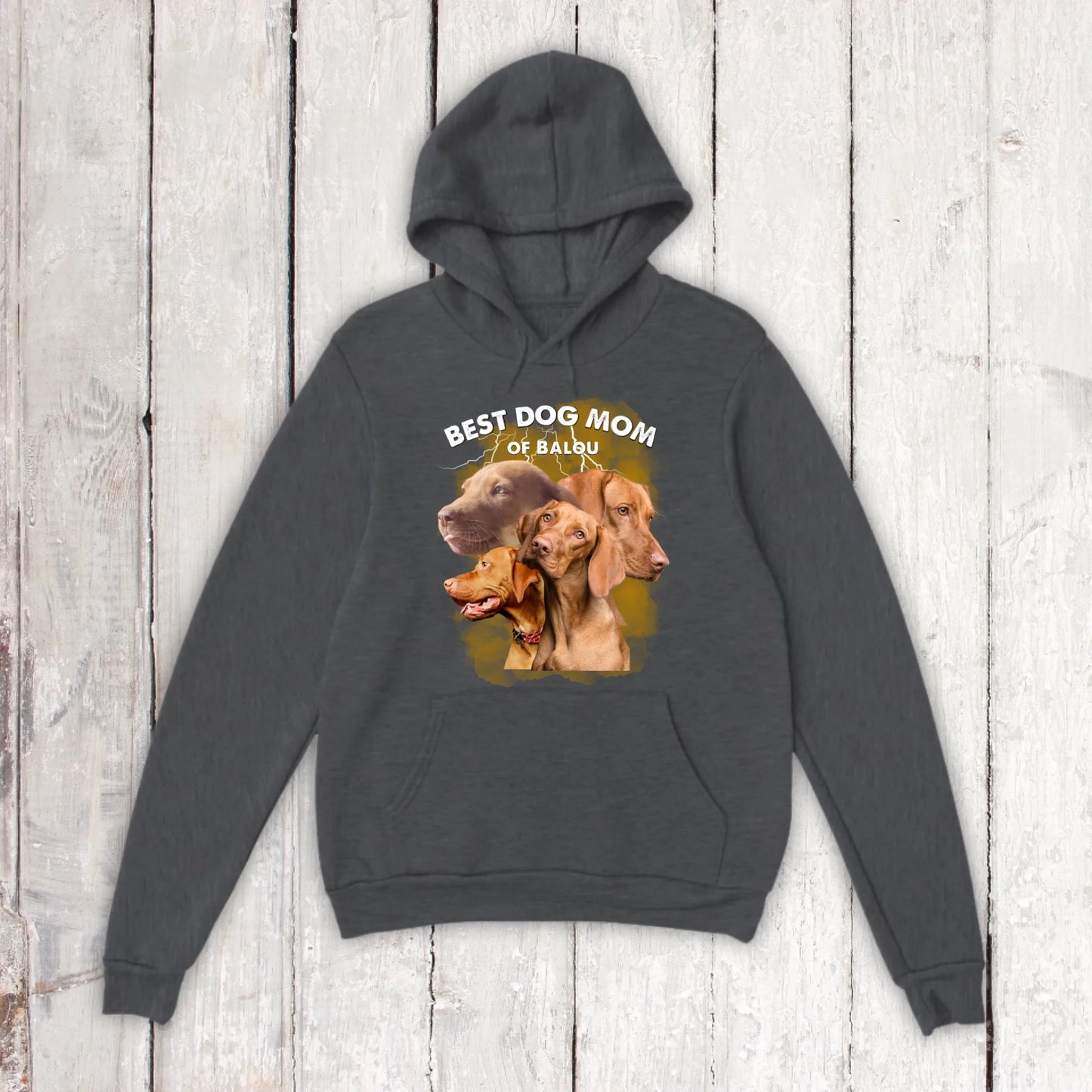 Your 90s photo hoodie with up to 4 photos - Personalized hoodie