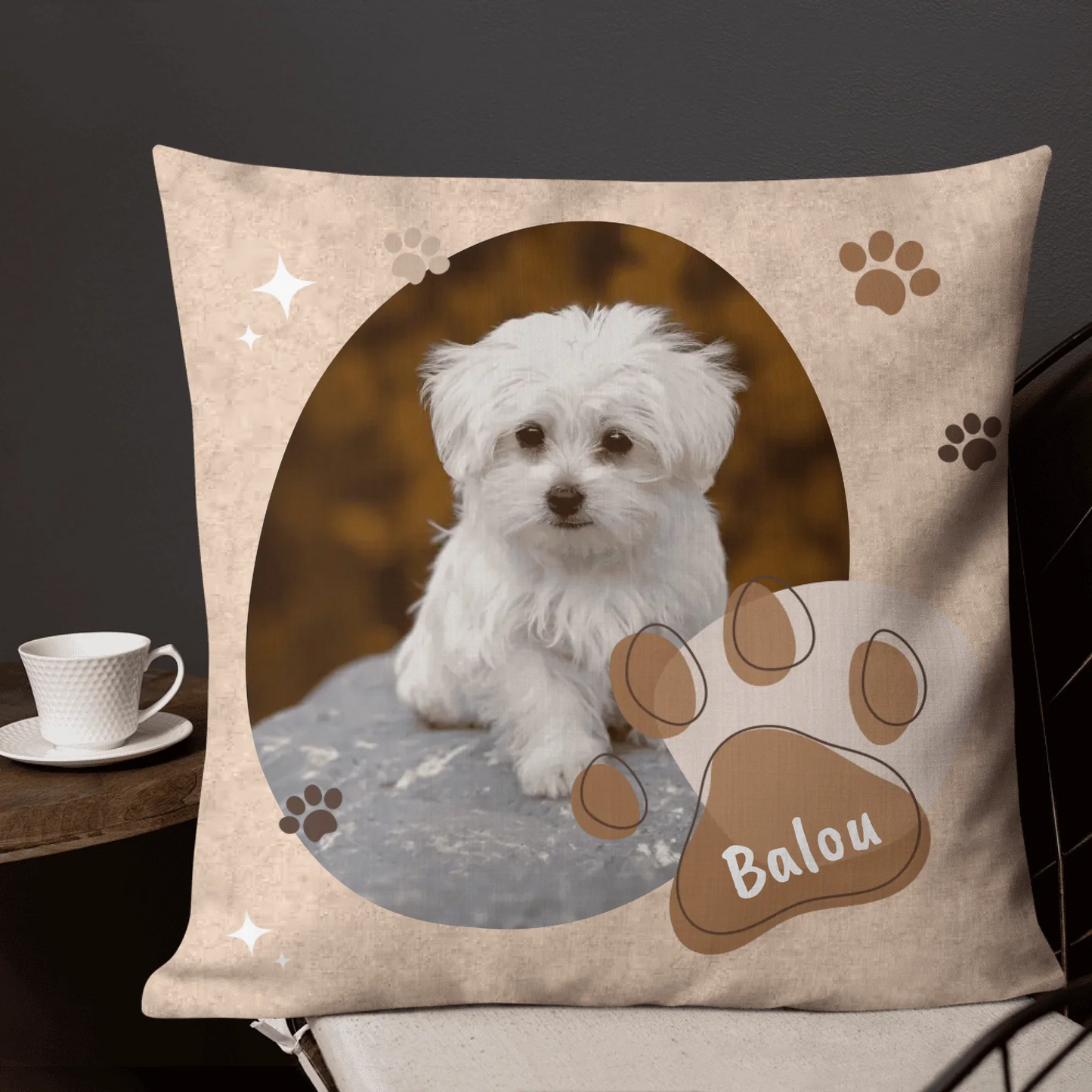 Personalisiertes Kissen: Hunde-Foto Kissen - individuelles Kissen | Personalize Palace