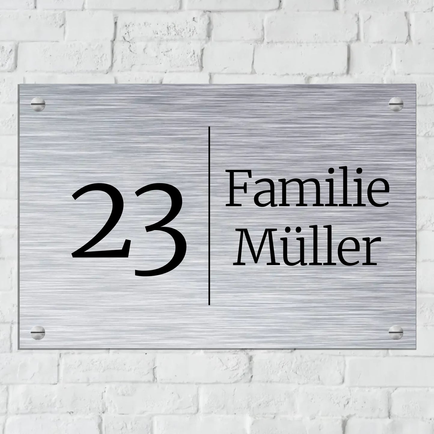 Personalisiertes Schild: Herzfoto von Paar, Familie, Freund - Individuelles Türschild für Heim & Garten | Personalize Palace