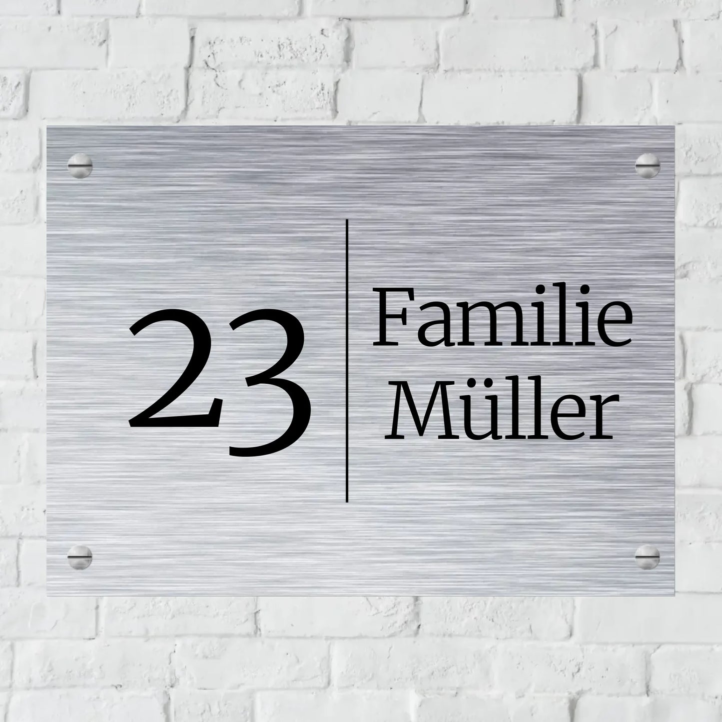 Personalisiertes Schild: Herzfoto von Paar, Familie, Freund - Individuelles Türschild für Heim & Garten | Personalize Palace