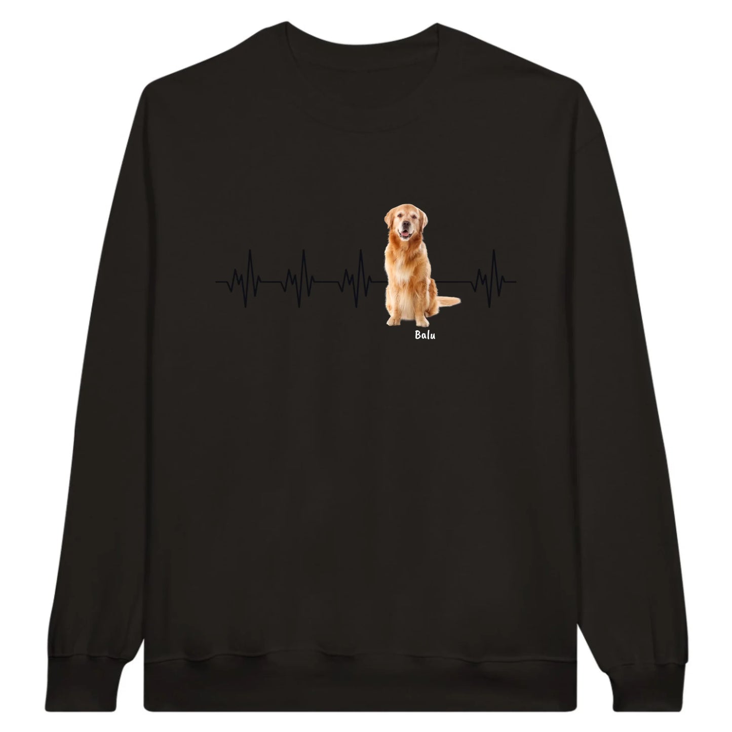 Heartbeat with photo - Personalized T-shirt (2) 