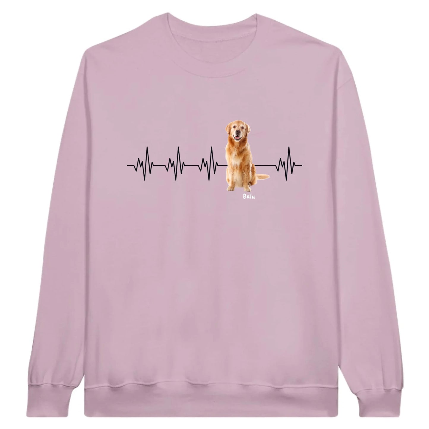 Heartbeat with photo - Personalized T-shirt (2) 