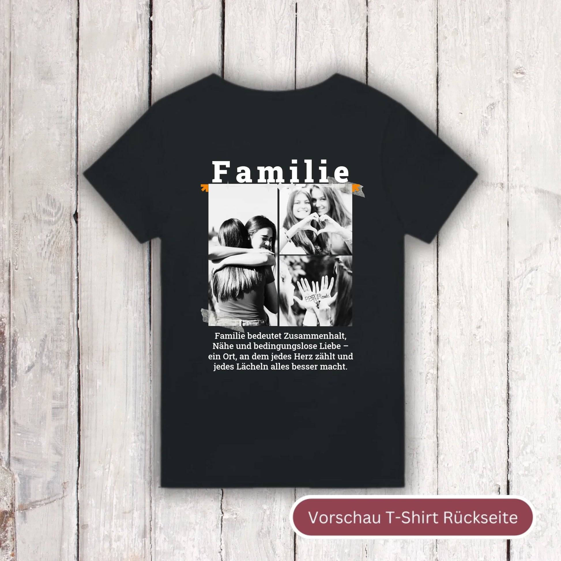 Dog Dad mit bis zu 3 Fotos - individuelles T-Shirt | Personalize Palace