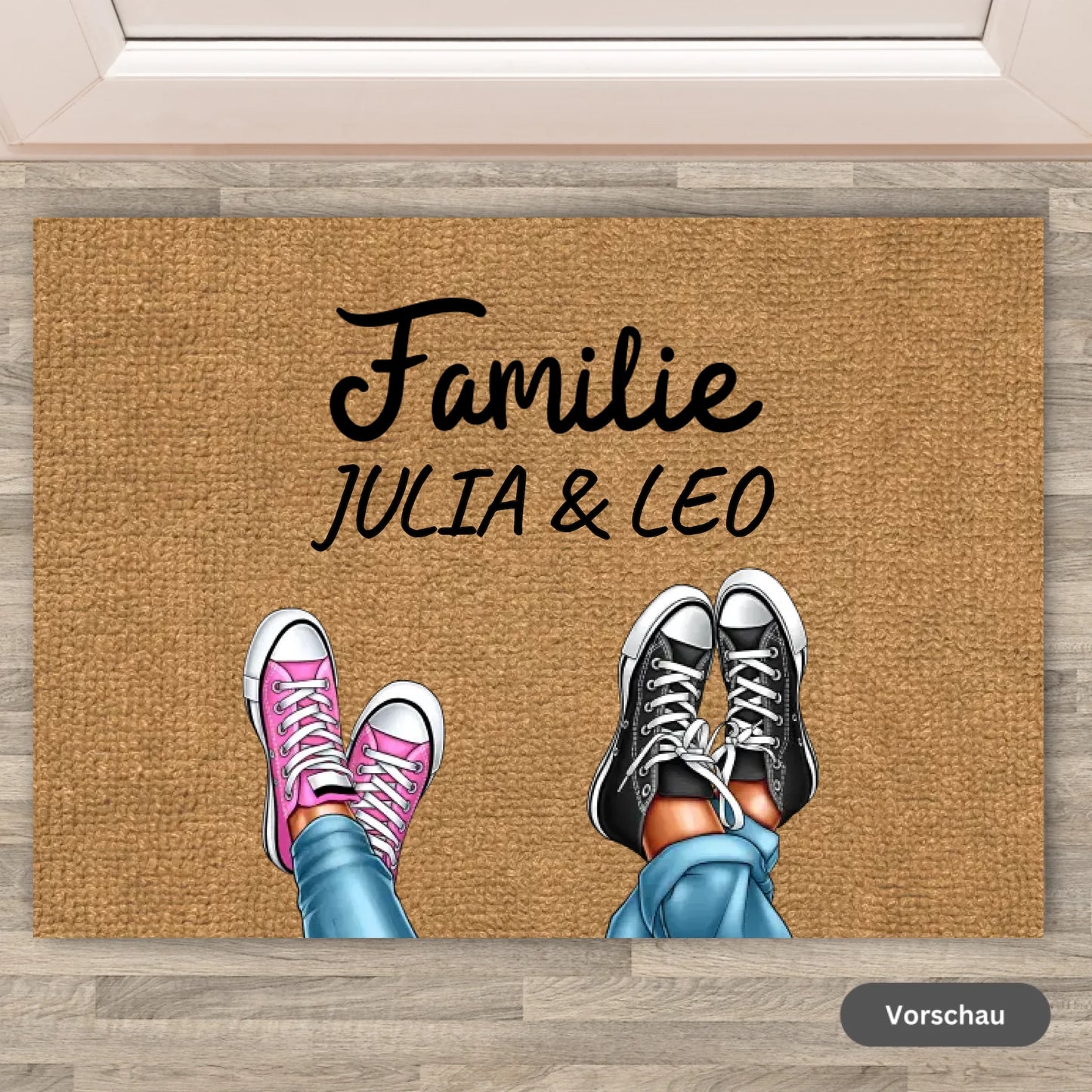 Personalisierte Fußmatte: Hände und Pfoten - Individuelle Fußmatte | Personalize Palace