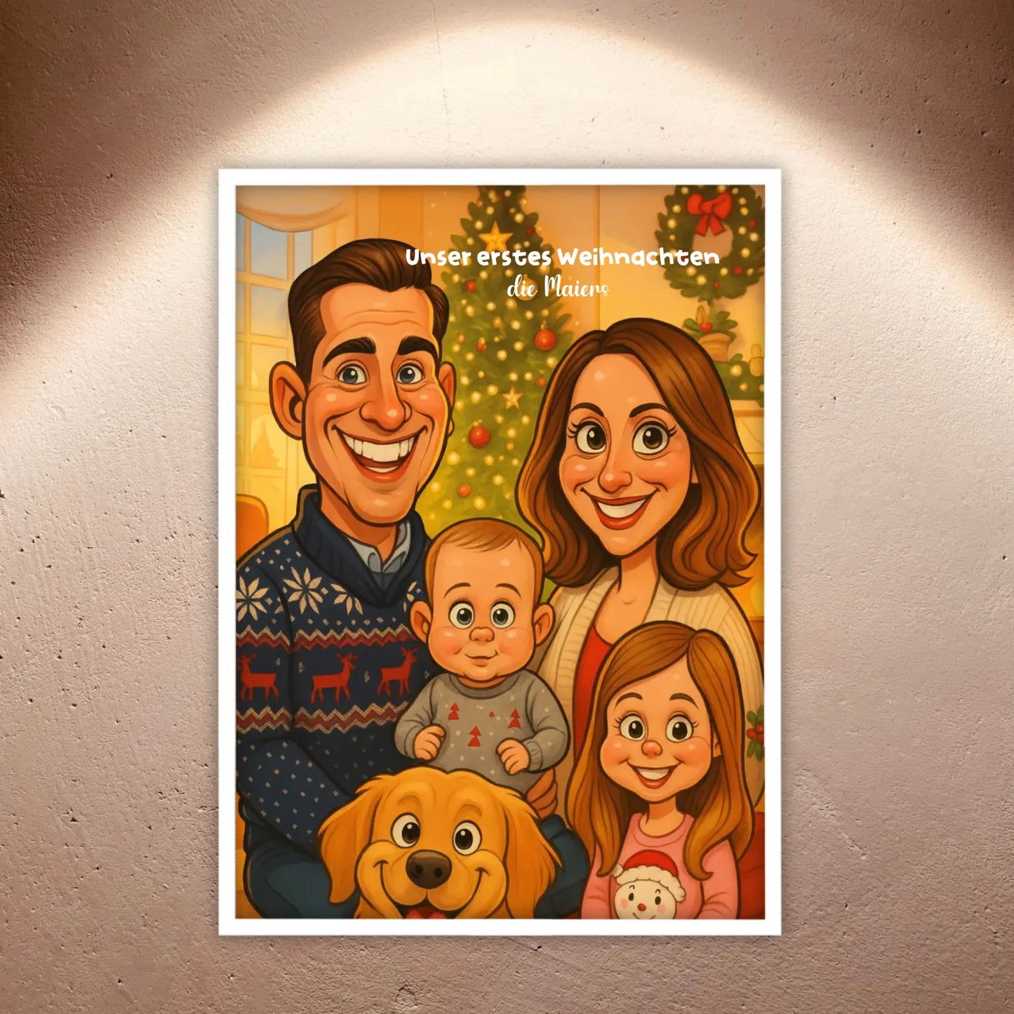 Personalisierte Leinwand: euer Bild als Karikatur - individuelle Leinwand | Personalize Palace
