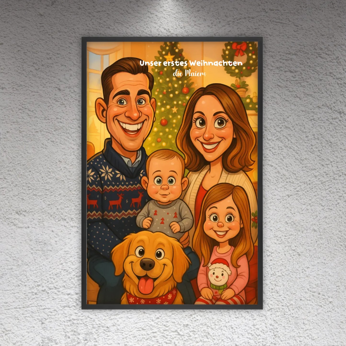 Your image as a caricature - individual canvas