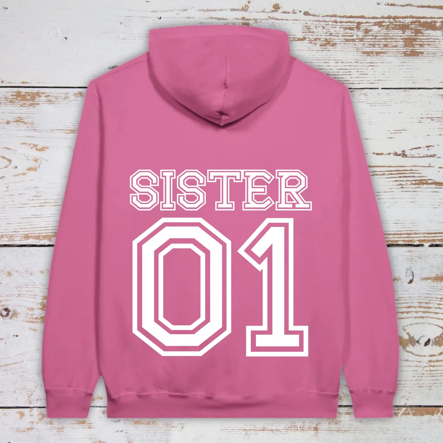 Team Sister mit Nummer - individuelle T-Shirt | Personalize Palace