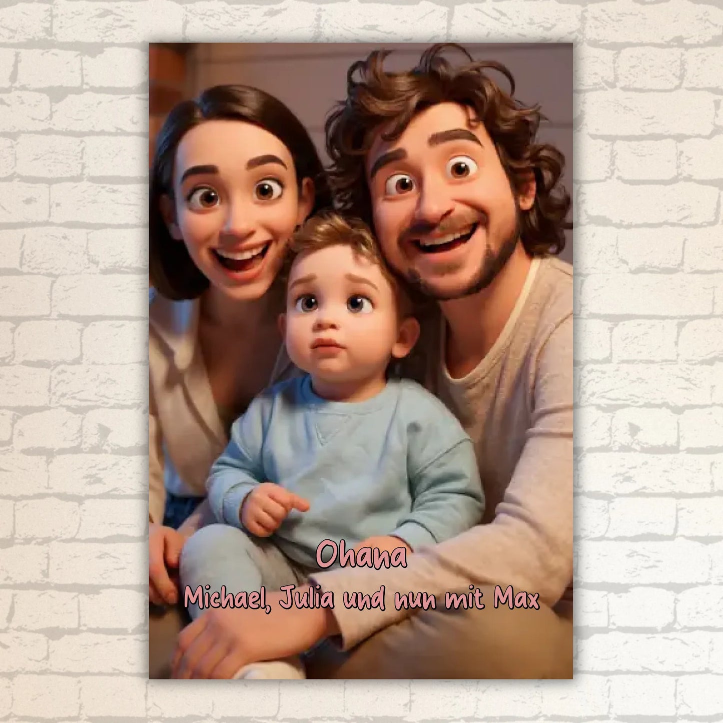 Canva Leinwand mit Pixar Foto selber gestalten