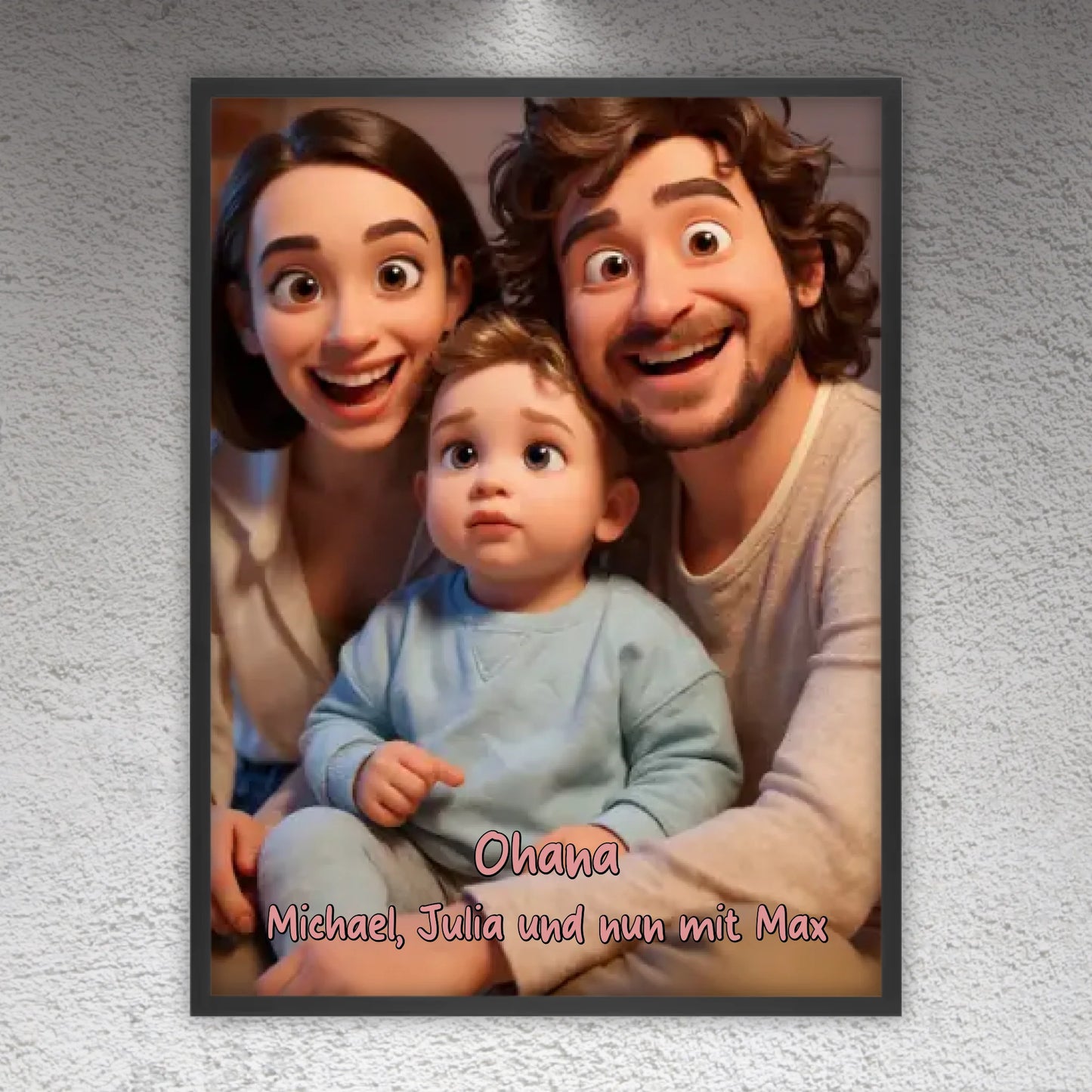 3D Cartoon Portrait - Custom Canvas