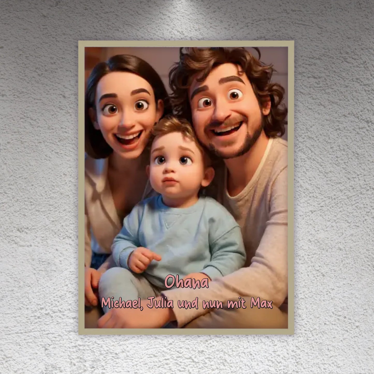 3D Cartoon Portrait - Custom Canvas