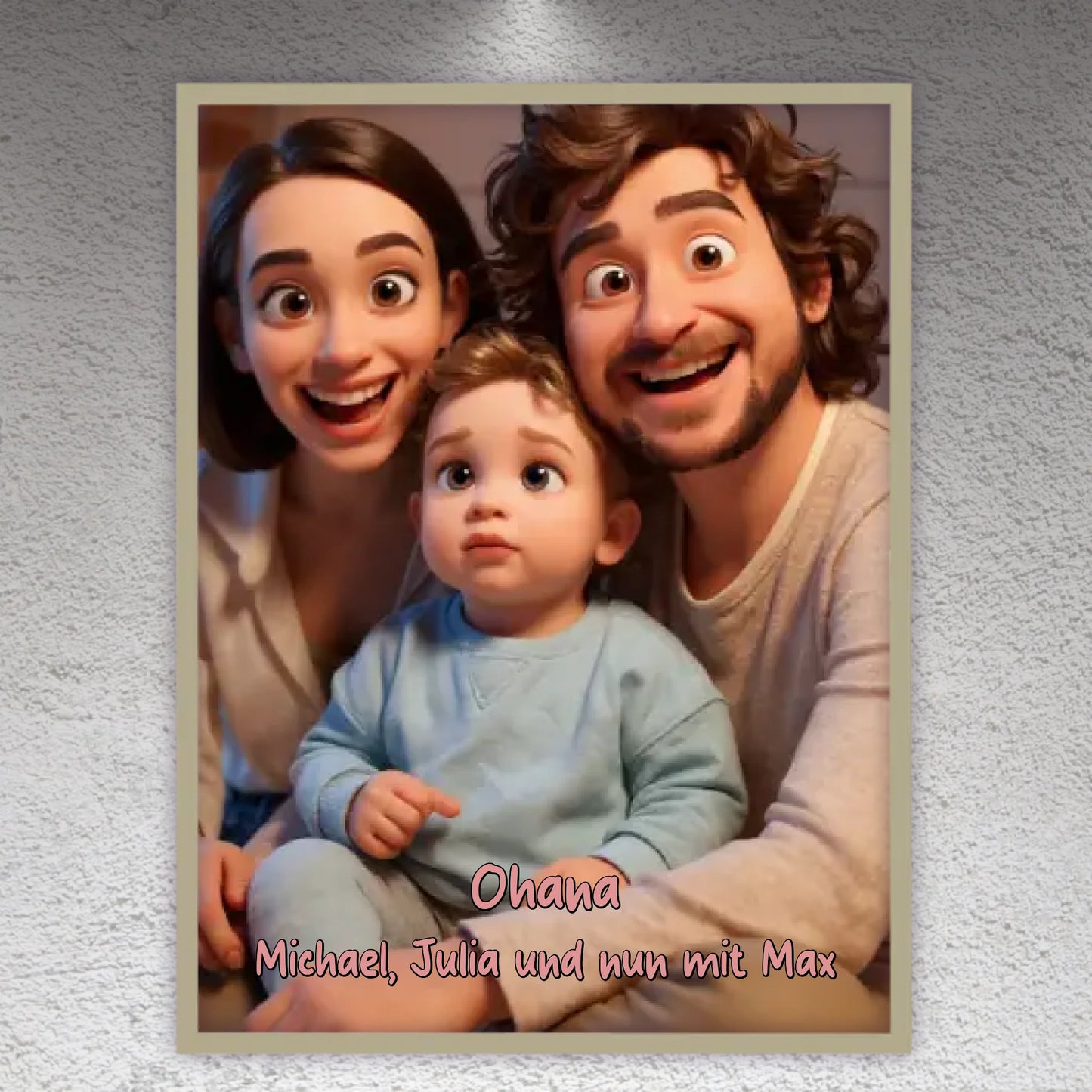 3D Cartoon Portrait - Custom Canvas