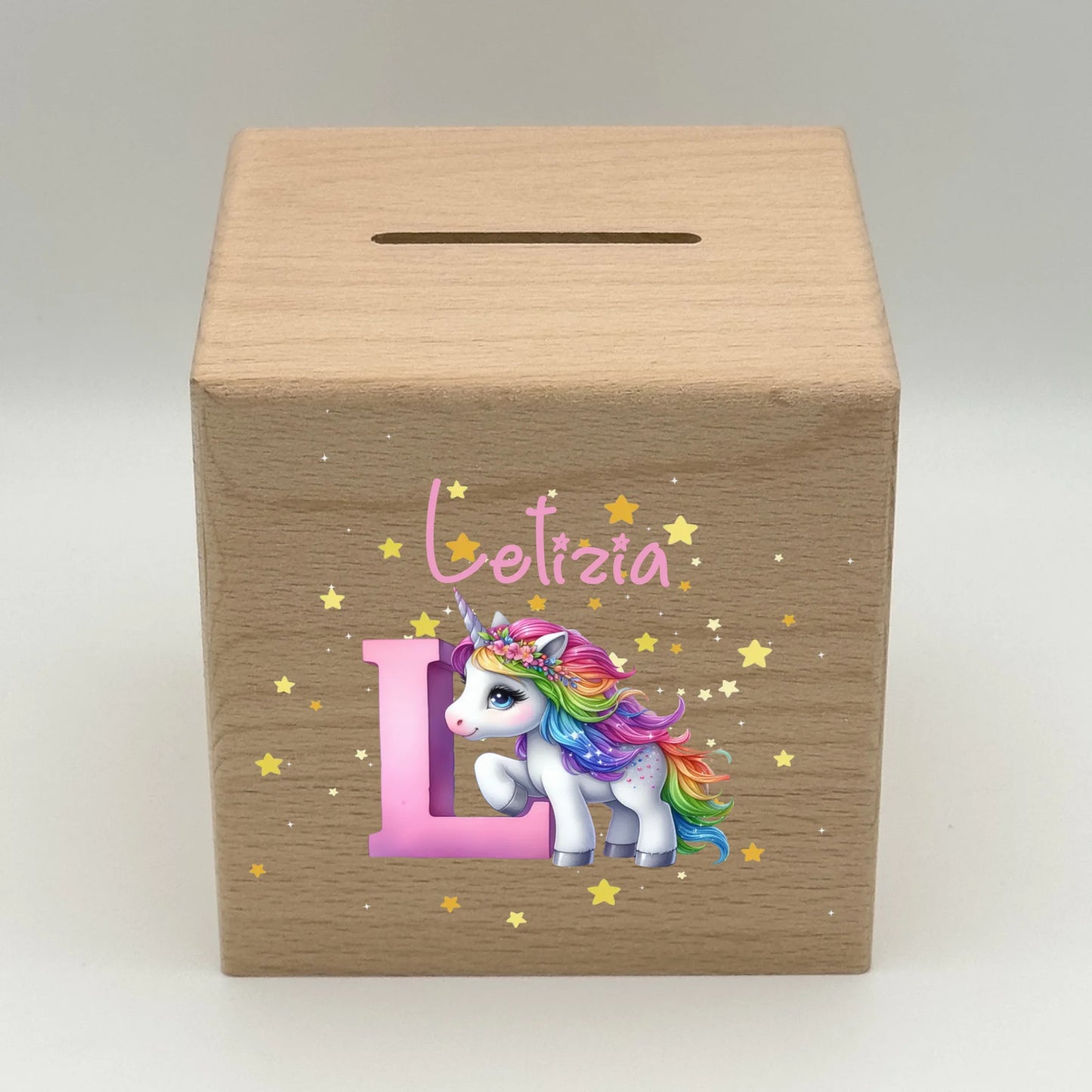 Personalisierte Spardose: Feuerwehr Bild mit Namen - individuelle Spardose für Kinder | Personalize Palace