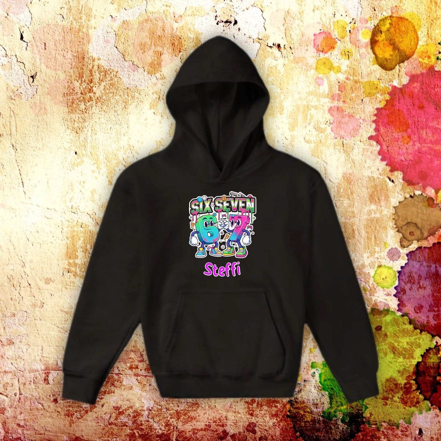 Six Seven (6 7) mit Name - individuelles T-Shirt