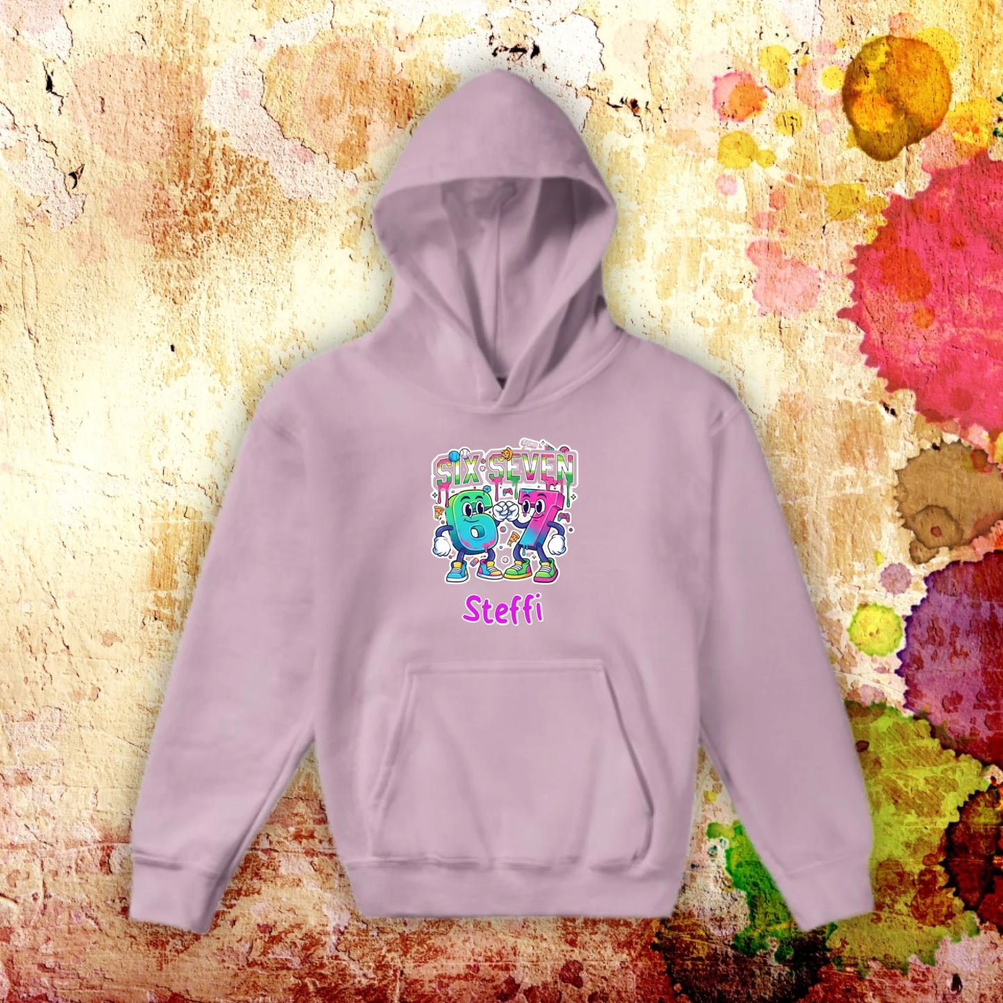 Six Seven (6 7) mit Name - individuelles T-Shirt