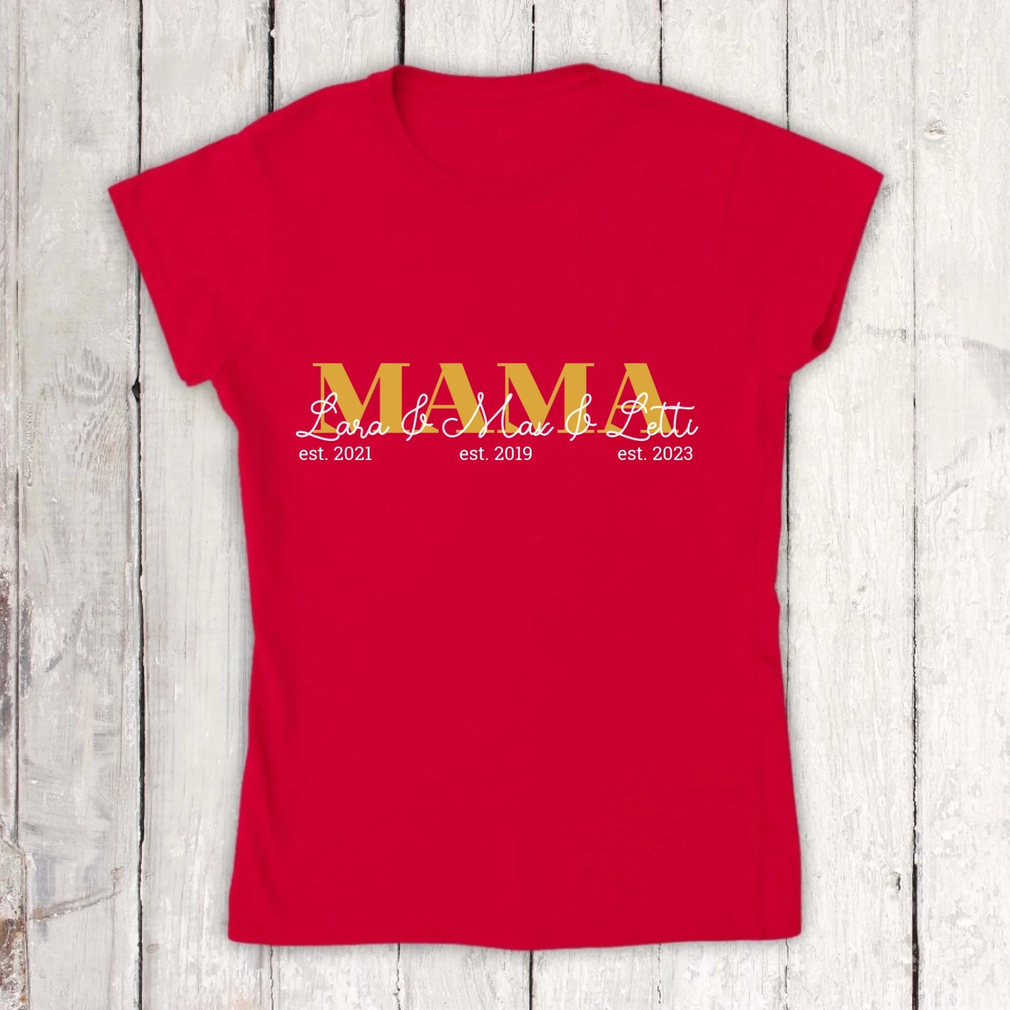PAPA/MAMA - Individual T-Shirt